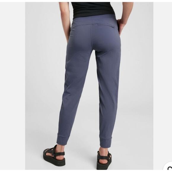 Athleta Pants Womens 2 Purple Blue Trekkie North Jogger Drawstring Athletic Hike - Picture 2 of 13